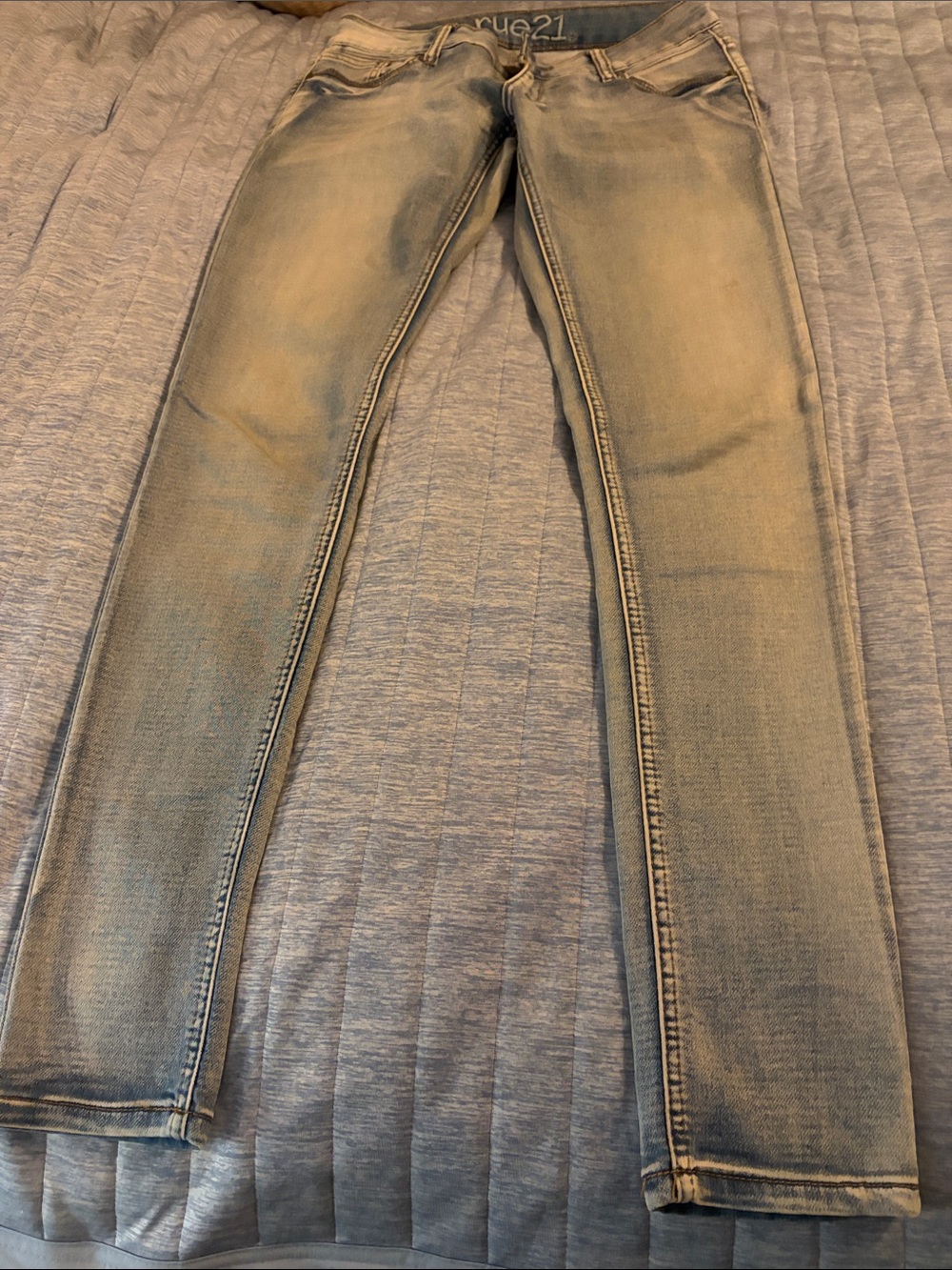 Rue21 Women's Light Wash Skinny Jeggings